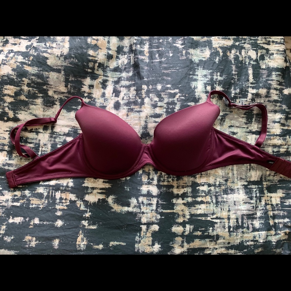 MOVING SALE Burgundy PINK bra